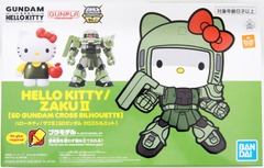 Hello Kitty x SD Gundam Cross Silhouette Zaku II Model Kit